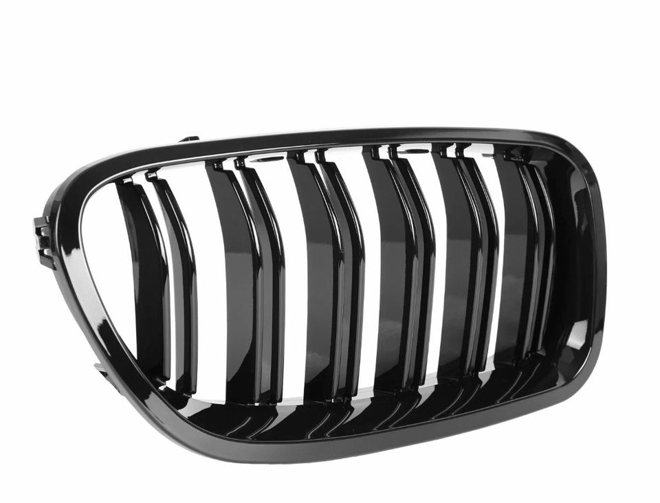 Für BMW 5er F10 F11 Limo Nieren Grill Kühlergrill Glanz Schwarz in Bebra