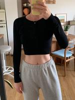 Cropped Longsleeve Schwarzes Top Closed Activewear Münster (Westfalen) - Centrum Vorschau