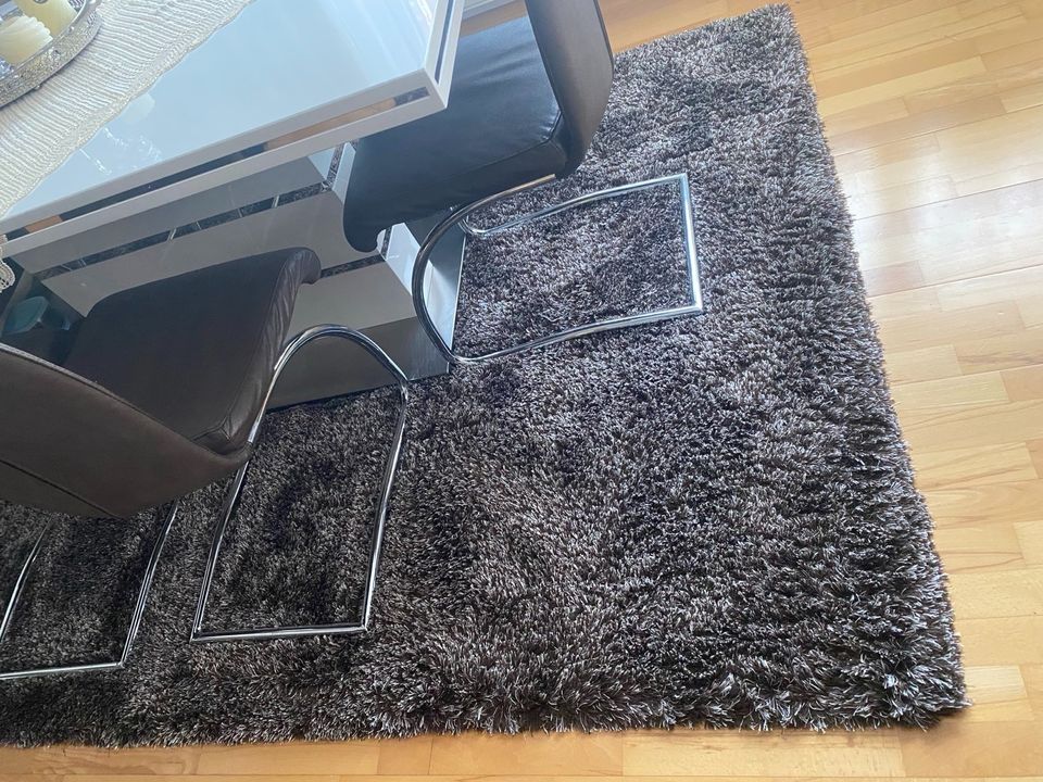 2x Shaggy Teppich Hochflor Braun wie neu 160x230 in Rheine