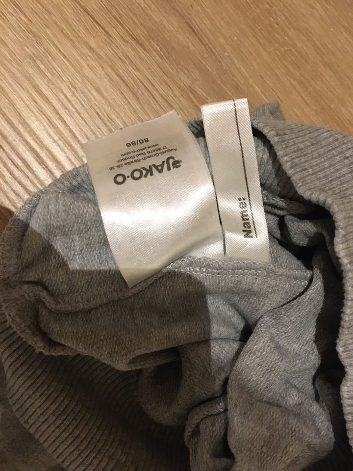 Jako-o Set Hose dünnes Sweatshirt 80 86 Katze sehr gut erhalten in Münchberg