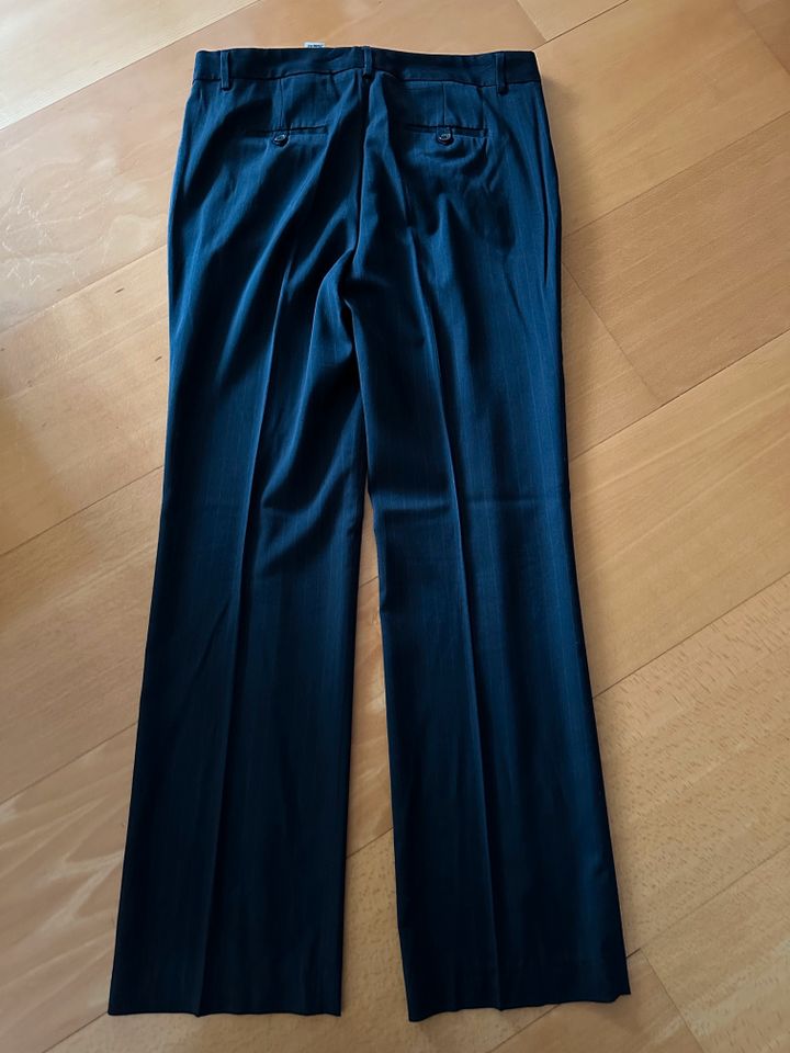 ZARA Anzug Hosenanzug Business Hose Blazer blau Nadelstreifen XL in Duisburg