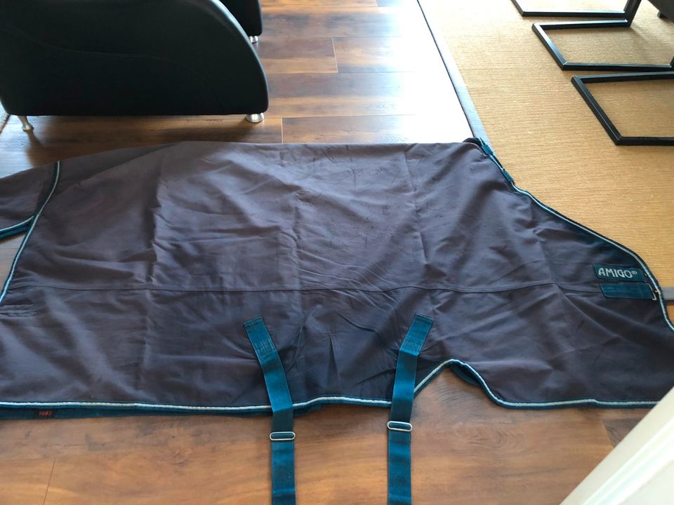 Horseware Amigo Turnout light ungefüttert 145 cm blau navy in Dallgow