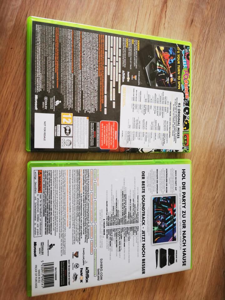 DJ Hero Turntable Pult Wireless Controller für XBox 360 Set in Kühbach