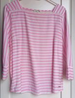 TOM TAILOR Bluse Shirt S M 38 rosa pink weiß gestreift Top Sachsen - Schöpstal Vorschau