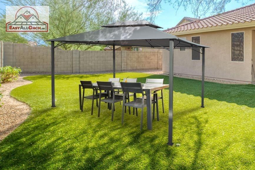 Moderner Gartenpavillon 400 x 300 x 268 cm (BxTxH), überdachte Fl in Gütersloh