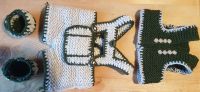 5tlg Trachtenset kurz grau grün handgestrickt f ca 48cm Bär/Puppe Bayern - Obersüßbach Vorschau