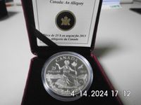 Silber 1 Unze 25$ 2013 Canada An Allegory Nordrhein-Westfalen - Marl Vorschau