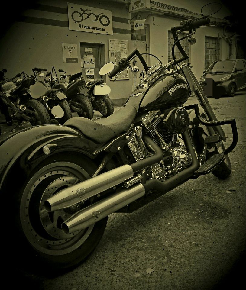 Fat Boy  Harley Davidson in Berlin
