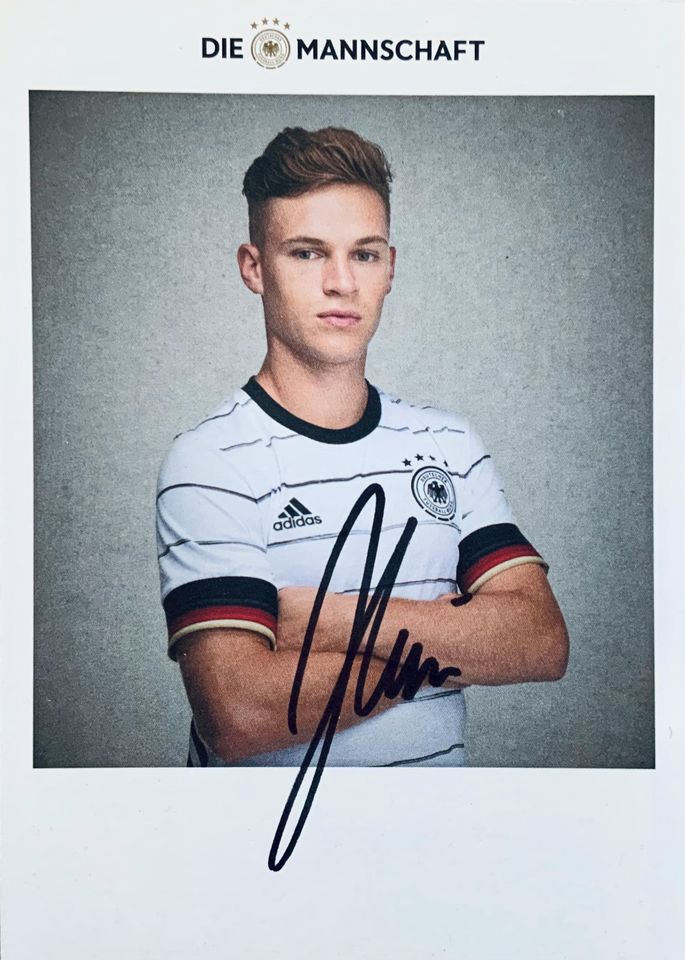 JOSHUA KIMMICH handsign. Autogrammkarte DFB FCB 2021 2022 0,50€ in Engelskirchen