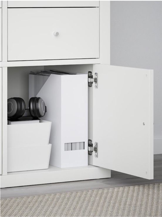 Ikea Kallax 4er 42x147 1x4 weiß Einsatz mit Türen Schubladen in Nürnberg (Mittelfr)