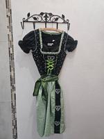 Schwarz grünes Dirndl gr.34 mit Bluse gr.M Bayern - Rötz Vorschau