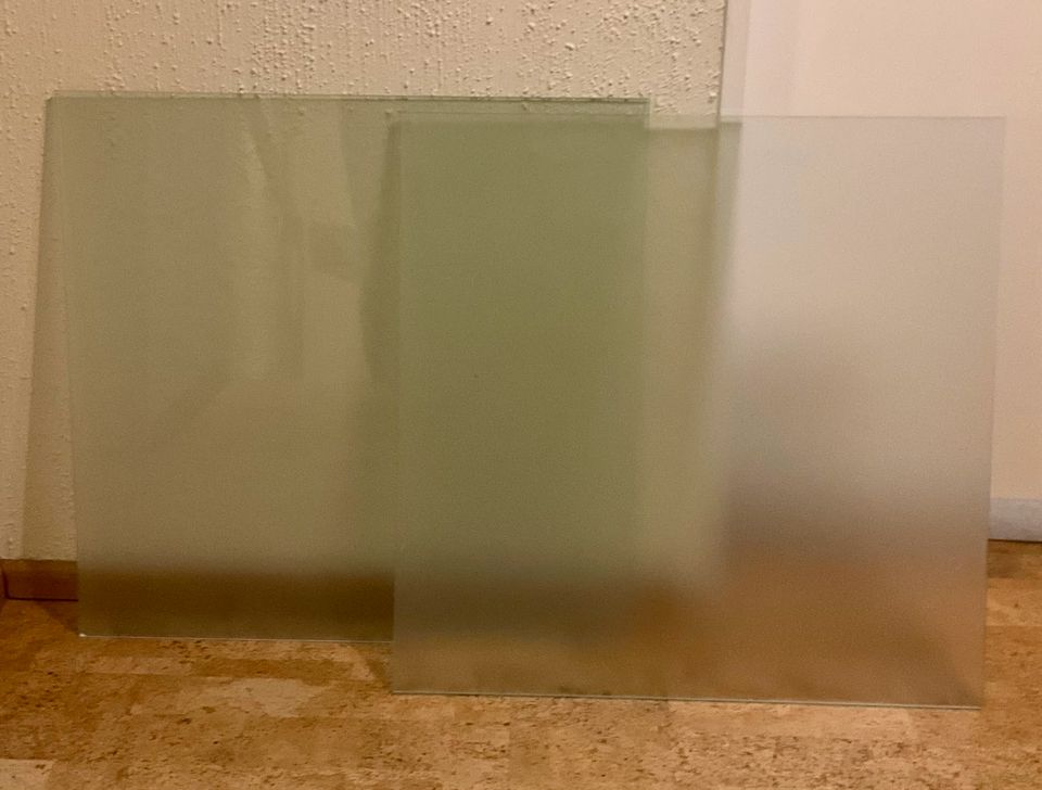Zwei Glasplatten 75x75 cm - satiniert in Dortmund