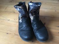 Schwarze Stiefeletten von think! Mit Batikoptik Bayern - Landshut Vorschau