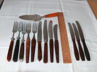 div. altes Besteck Messer Gabeln - Griffe aus Kunststoff Sammler Dresden - Loschwitz Vorschau