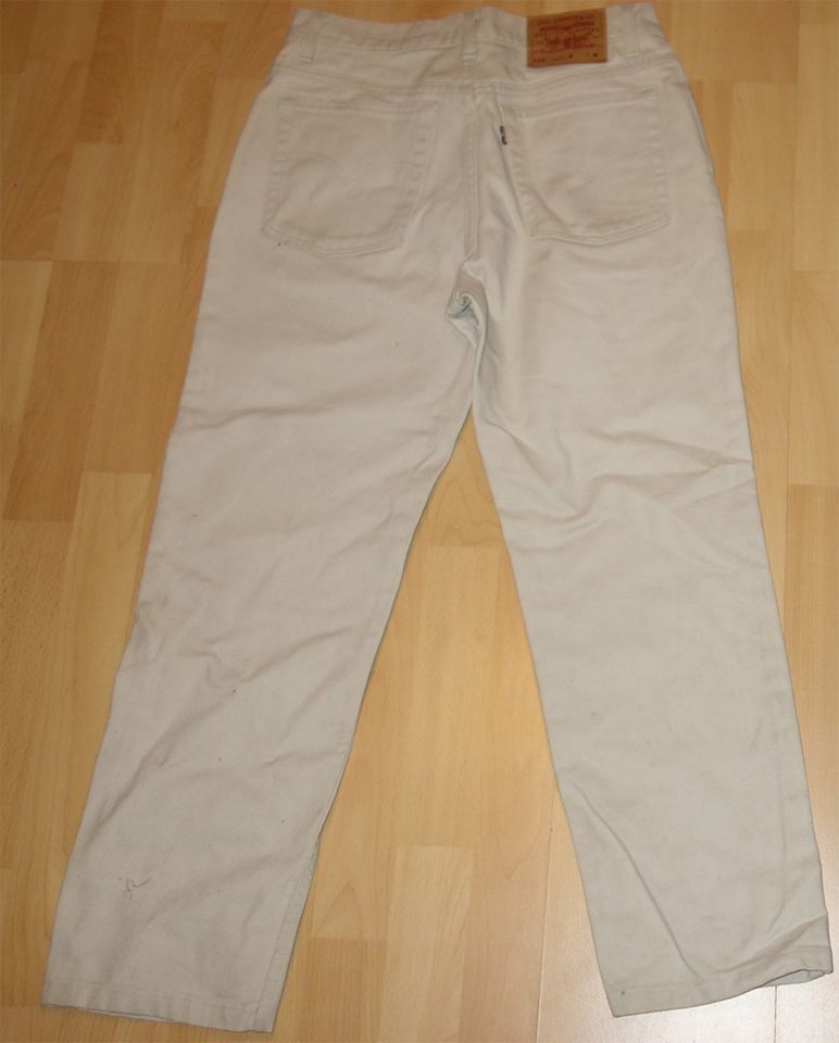 Levis Levi Strauss 512 Jeans Jeanshose M Beige Slim Fit Hose NEU in Friedberg