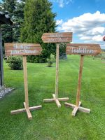 Wegweiser Hochzeit Holzpfeile Brandenburg - Golßen Vorschau