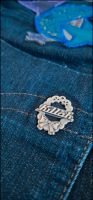 Stylische Bootcut Jeans Killah dunkelblau Pailletten New Seventy Berlin - Köpenick Vorschau