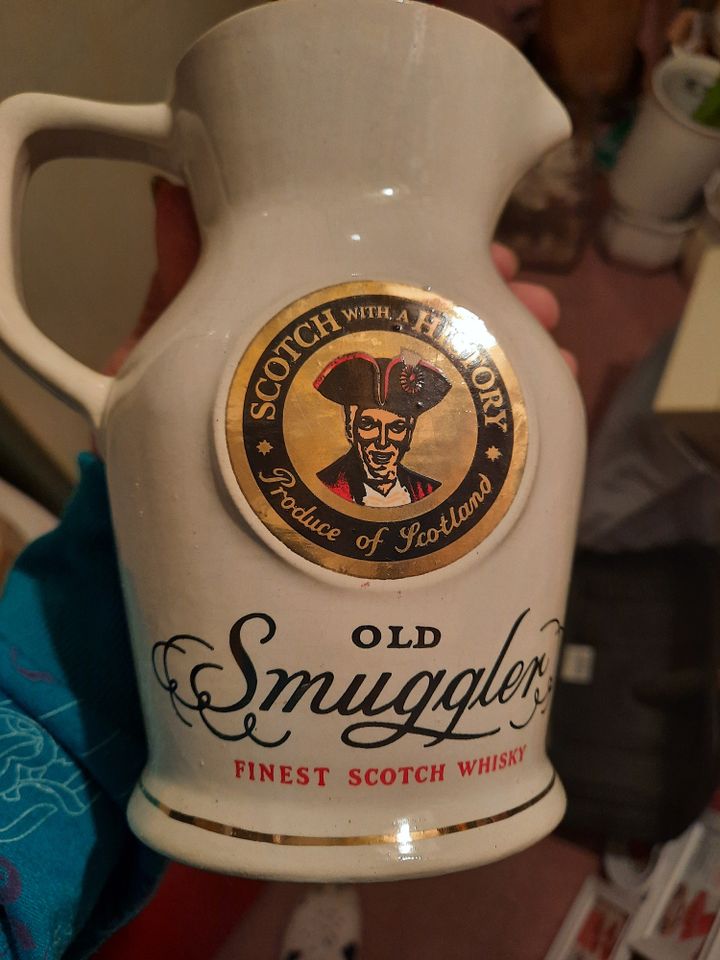 alter Old Smuggler Scotch Whisky Tonkrug, Bierkrug, Vintage 800ml in Berlin