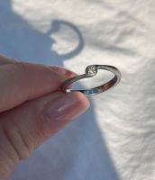 Brillantring Verlobungsring Ring mit Brillant Silber 925 Größe 55 Hemelingen - Arbergen Vorschau