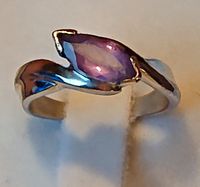 Ring 925-er Silber mit echtem Amethyst Frankfurt am Main - Seckbach Vorschau