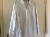 Damen Bluse weiß/ blau Hessen - Marburg Vorschau