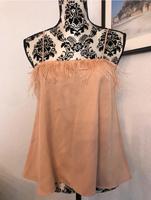 Zara Top Trägertop Gr. S / M Rose Feder Hessen - Herborn Vorschau