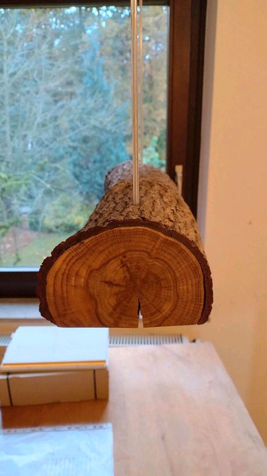 Lampe Hängelampe Unikat Eiche Holz in Schloß Holte-Stukenbrock