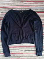 Dunkelblaue dünne H&M Basic Strickjacke Hessen - Hüttenberg Vorschau