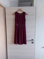Bordeaux Abendkleid Größe 32/34 Hessen - Eichenzell Vorschau
