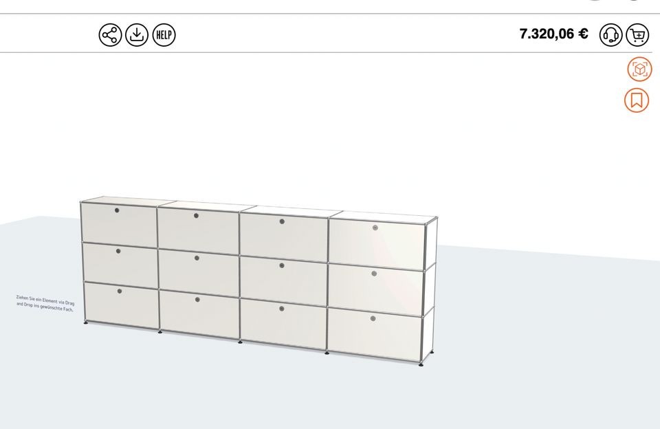 USM Haller Sideboard 4x3 - White in Berlin