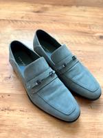 Herren-Loafer aus Wildleder mit Metallschnalle Frankfurt am Main - Fechenheim Vorschau