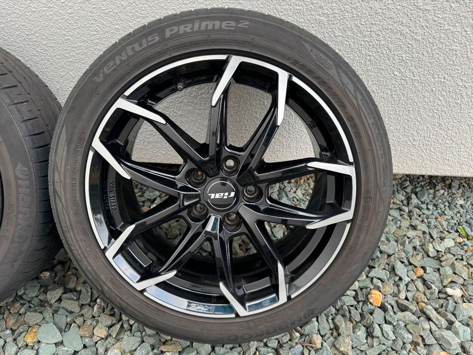 Rial Sommerräder 205/50R17 mit Hankook Ventus Prime 2 in Bad Elster