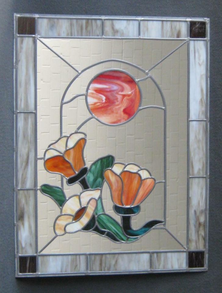 Spiegel mit künstlerischer Gestaltung ca. 70 x 92 cm in Bensheim