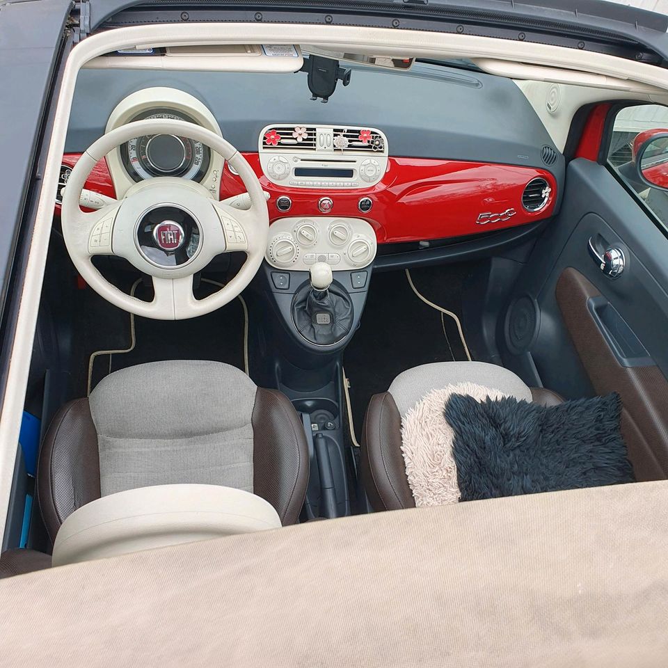 Fiat 500c Carbrio TÜV neu 4 Zylinder  1.4l 16v in Lippstadt