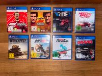 8 Playstation 4 - Spiele, Rennfahrer-Paket 1 Berlin - Reinickendorf Vorschau