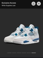 Nike Jordan 4 Military Blue 45 US 11 „industrial blue“ Niedersachsen - Meppen Vorschau