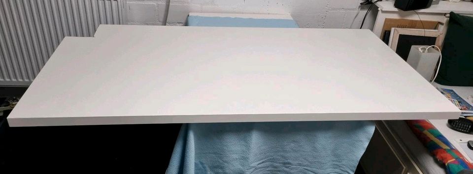 Linnmon Tischplatte weiß 150 × 75 cm Ikea in Rheinberg