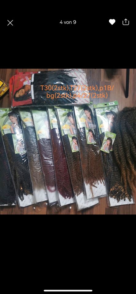 Braids und crochet braids  zu verkaufe in Düsseldorf