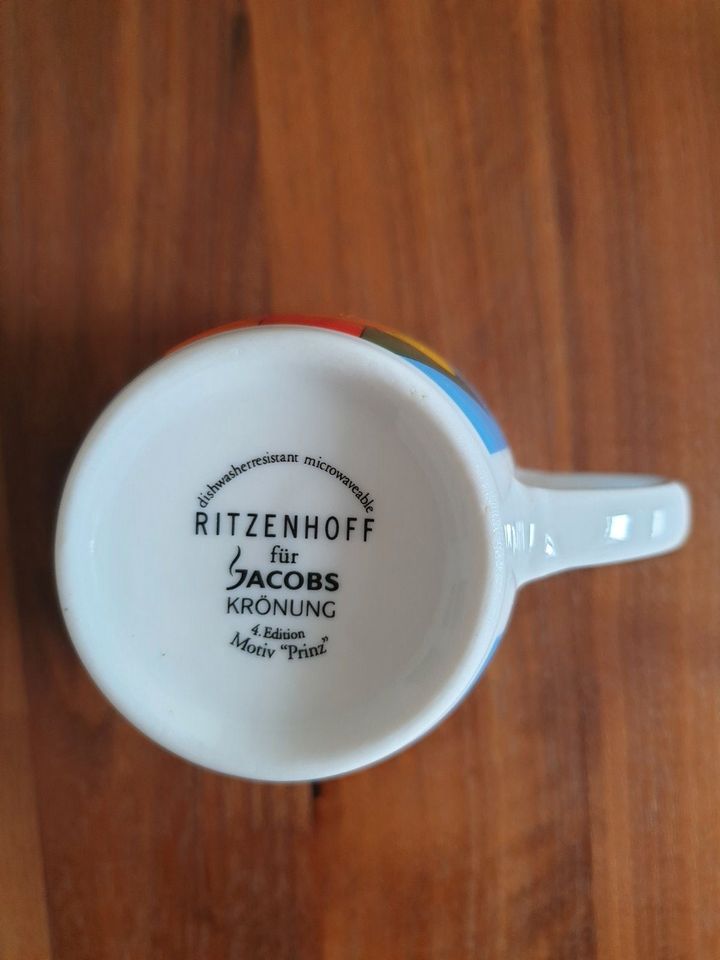 Jacobs Sammeltasse PRINZ Ritzenhoff und Breker Kaffeetasse R&B in Wasserburg