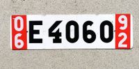 KFZ KENNZEICHEN NUMMERNSCHILD SCHWEDEN SWEDEN Sachsen-Anhalt - Petersberg (Saalekreis) Vorschau