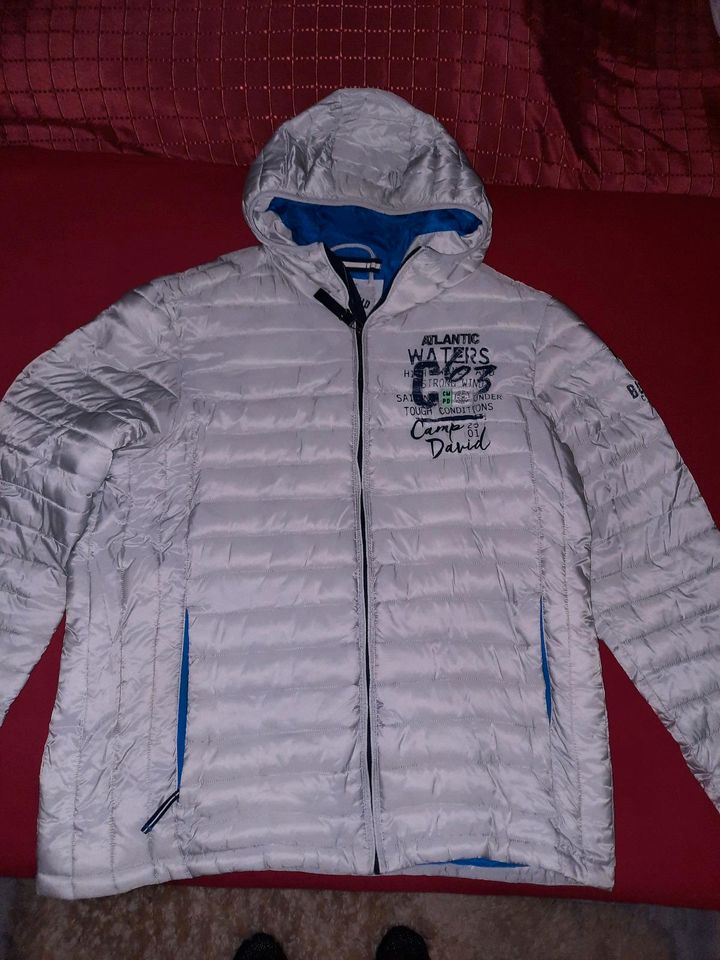 Camp David Winterjacke XXL Neu/ weiß-blau in Nordhausen