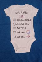 Baby Body mit Namen und Geburtsdaten Rheinland-Pfalz - Koblenz Vorschau