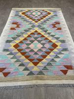 Afghan Kelim 150x101 cm Handarbeit Beige Orient Carpet Läufer Rug Berlin - Wilmersdorf Vorschau