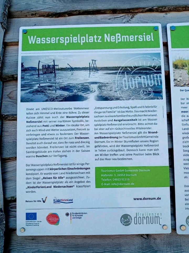 Neßmersiel Nordsee Küste Ferienhaus FeWo Ferienwohnung in Weener