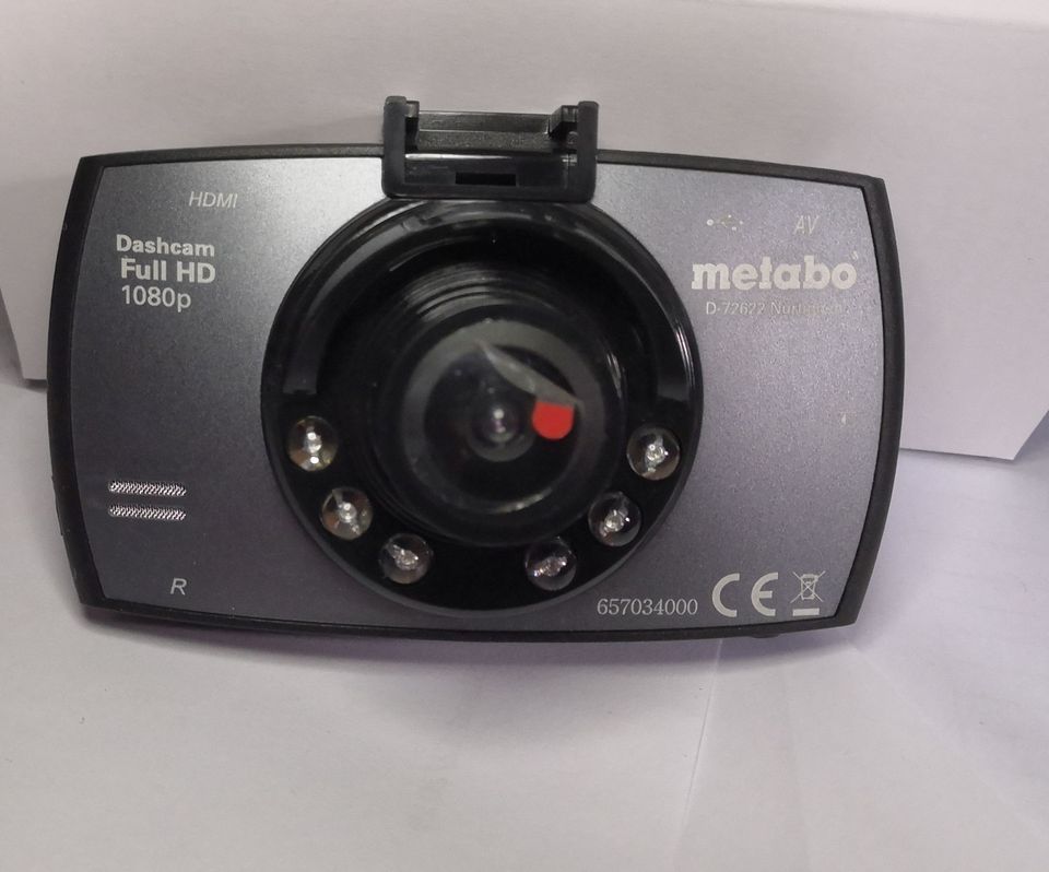 Metabo Dashcam 2,7" Autokamera G-Sensor Park-Modus in Weingarten (Baden)