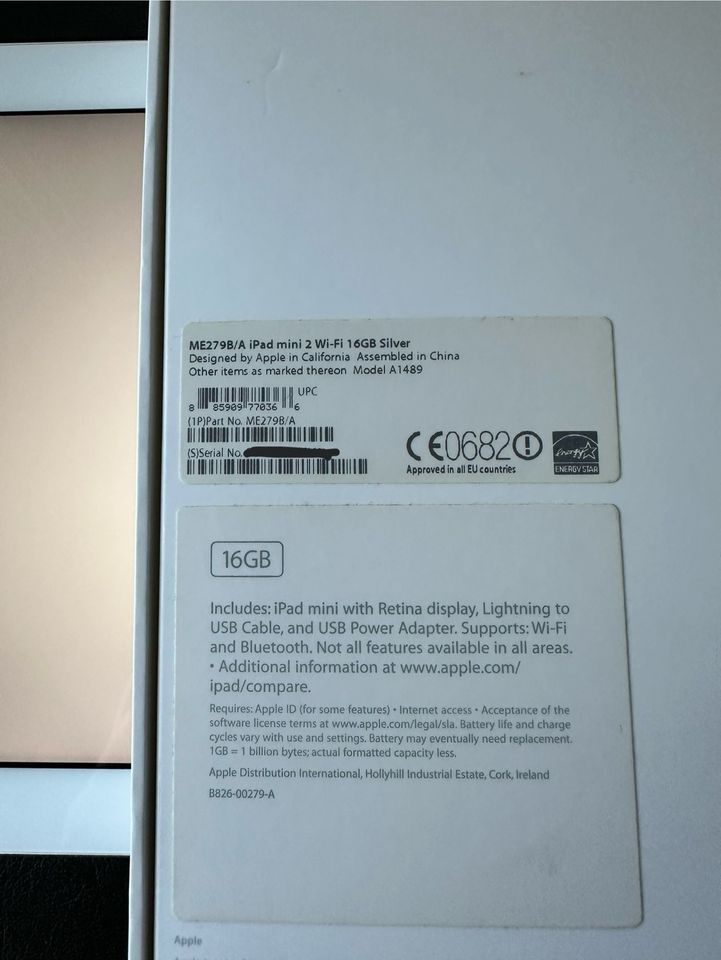 Apple iPad Mini 2, 16GB, Silber in Vechta