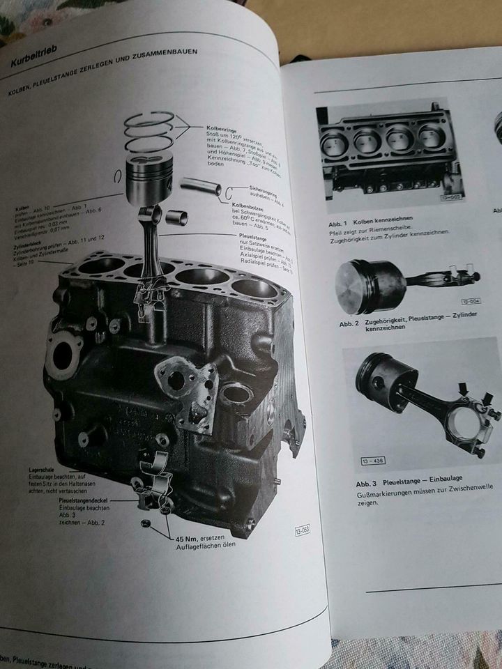 Original VW. Buch,Golf-Jetta -Scirocco Info Einspritzmotor in Zusmarshausen