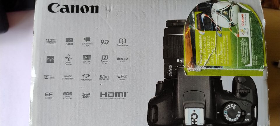 Canon EOS 1100D mit 2 Objektiven(18-55 und 80-200mm) und Zubehör in Berlin