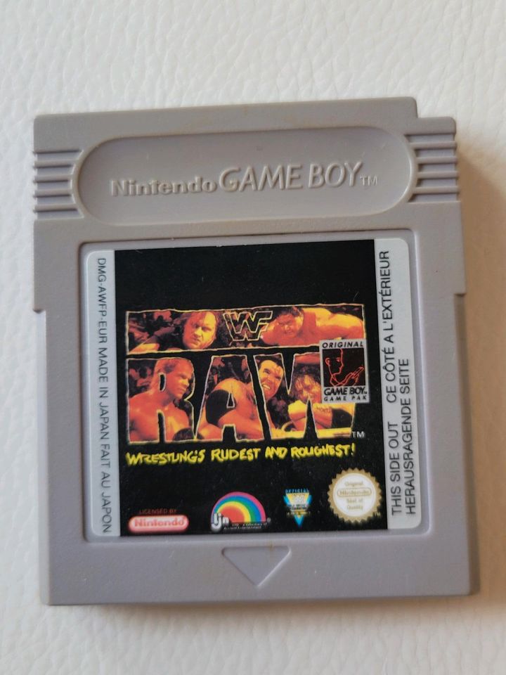 WWF Raw Gameboy Spiel in Gransee