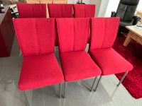 6 Esstischstühle rot von Möbel Markmann wie neu Nordrhein-Westfalen - Sprockhövel Vorschau